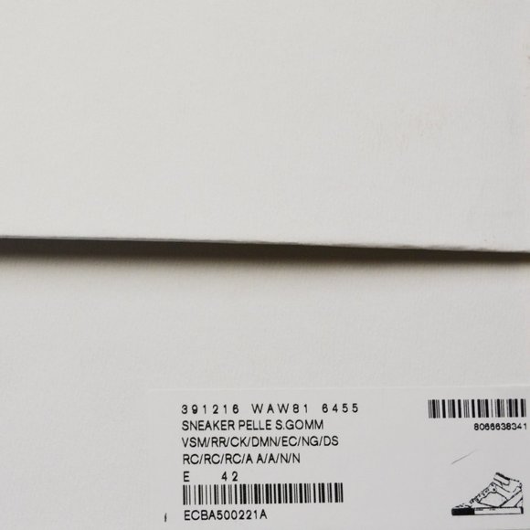 NWT BALENCIAGA MENS NEOPRENE STRAP HITOP LEATHER SNEAKERS US 9 EU 42 - Picture 10 of 10